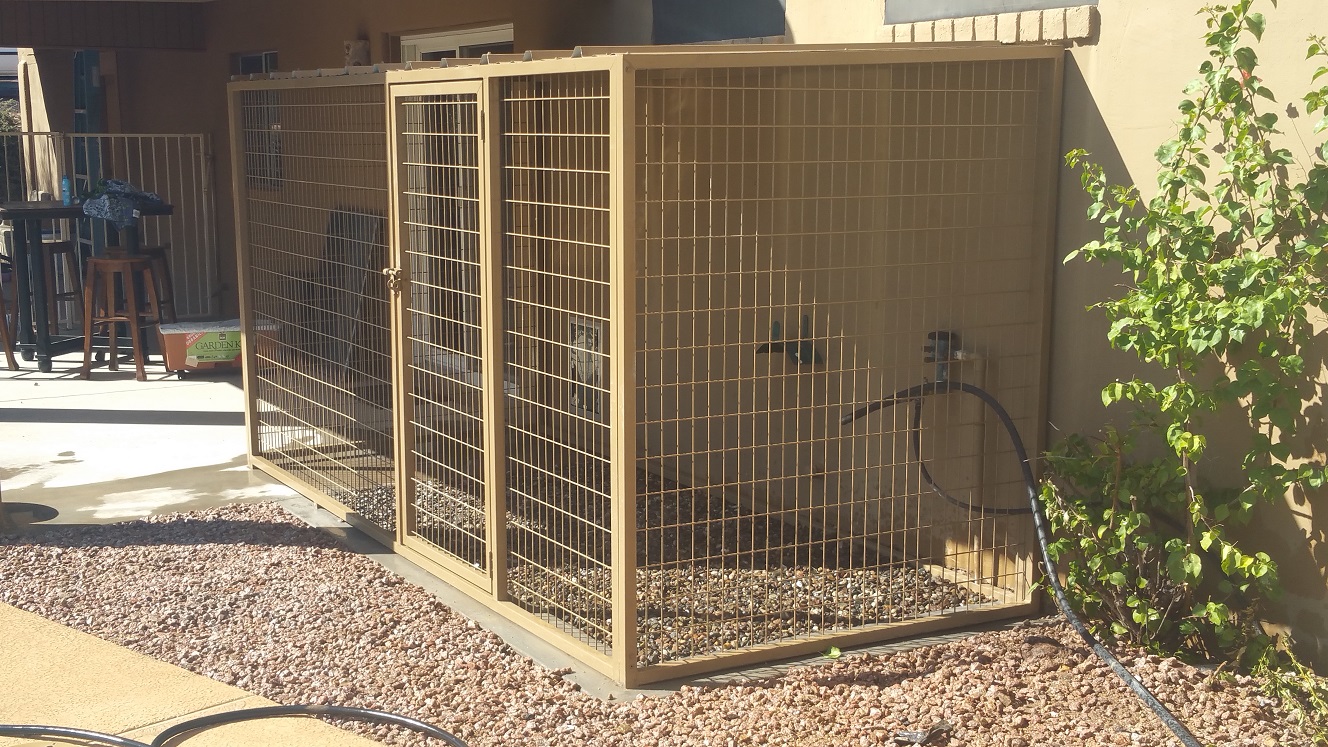 Arizona Dog Kennels Installed