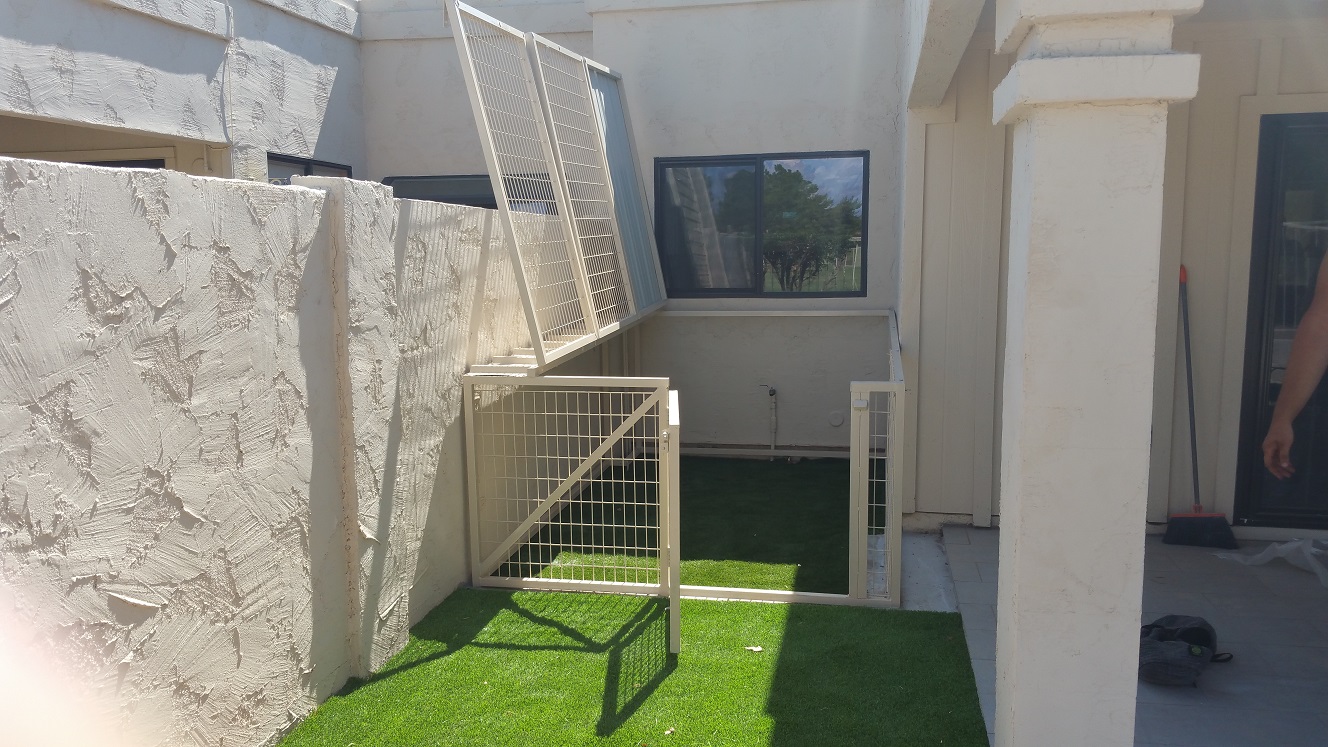 Kennels with Grass Floors
